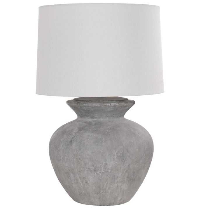 DARCY SMALL STONE TABLE LAMP 41x41x62cm