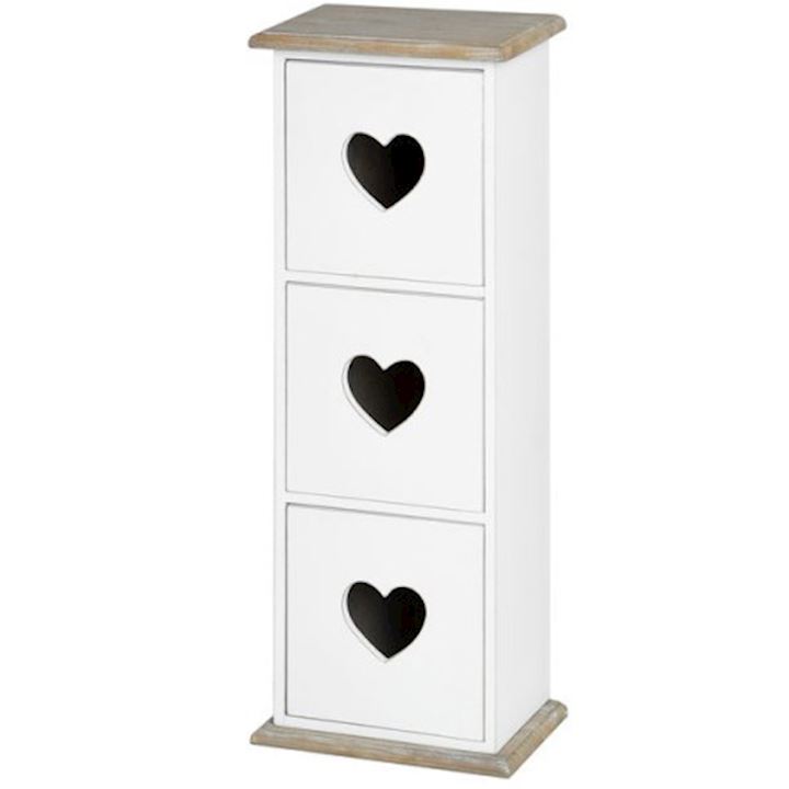 SPECIAL..3 DRAWER MINI HEART CHEST