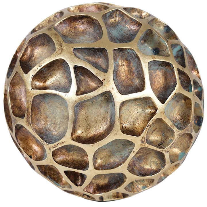 GOLD PATTERNED BALL 18cm