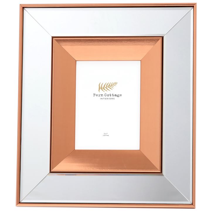 SPECIAL...COPPER MIRRORED FRAME 5x7