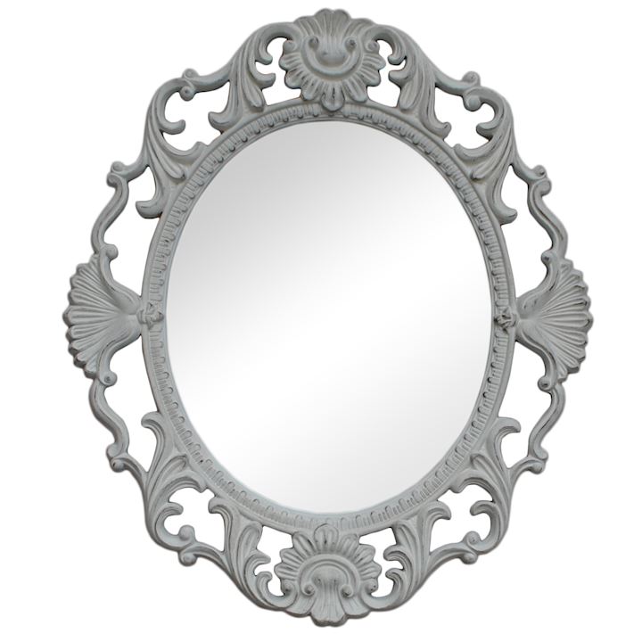 SPECIAL...A/Q WHITE FLORENCE MIRROR 97x78cm
