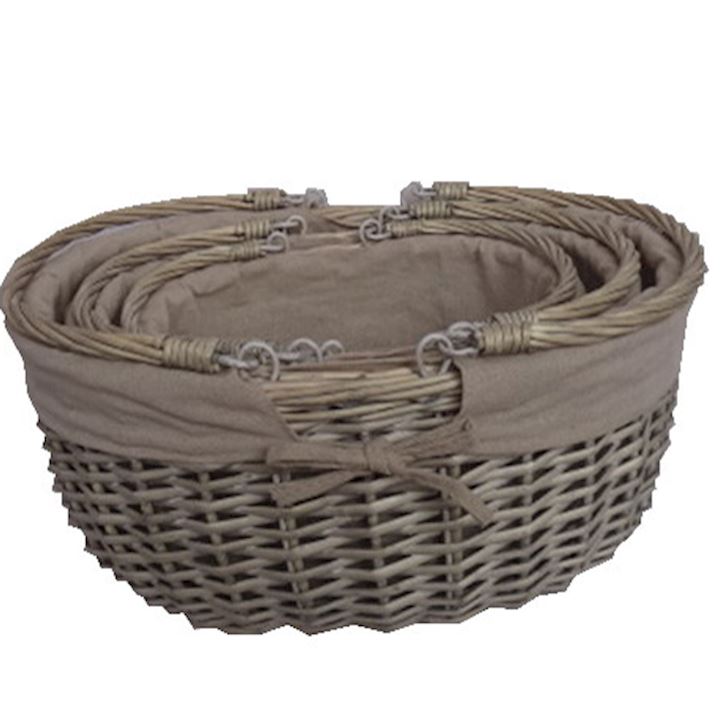 SPECIAL...SET 3 OVAL WILLOW BASKETS