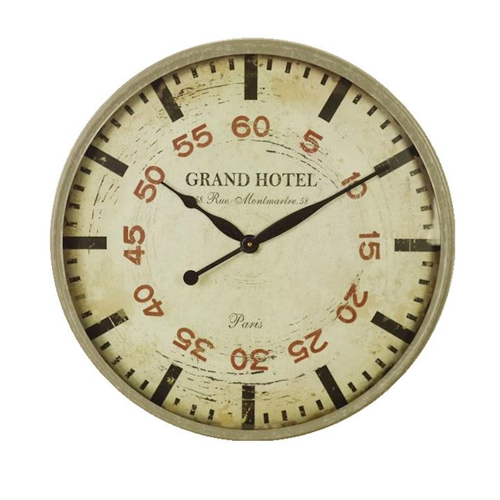 GRAND HOTEL WALL CLOCK 60cm