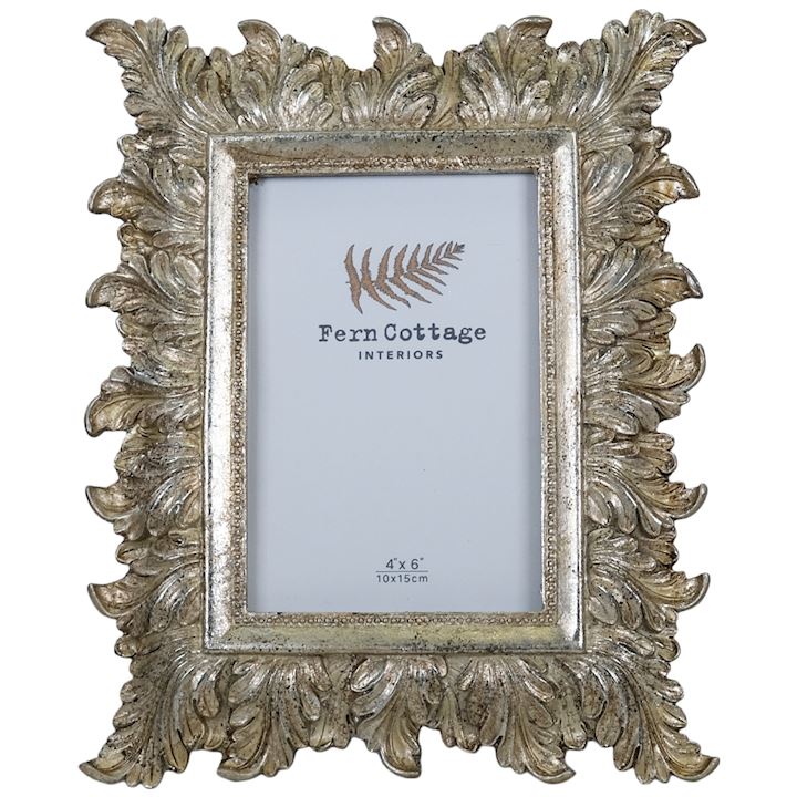 CHAMPAGNE FEATHERED FRAME 4x6