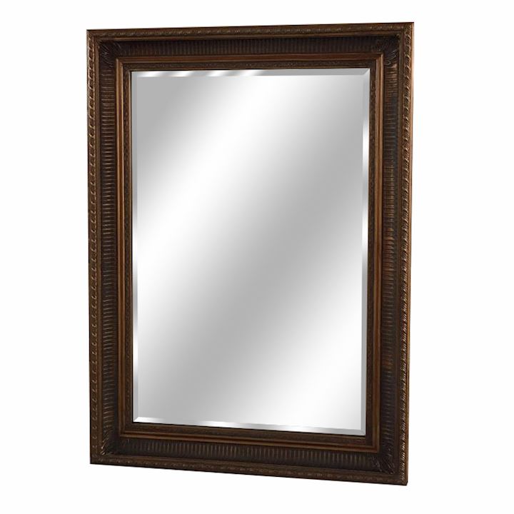 SPECIAL...COUNTRY GOLD RECTANGULAR MIRROR 78x108cm