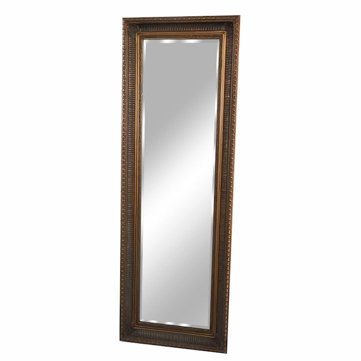SPECIAL...COUNTRY GOLD RECTANGULAR MIRROR 58x168cm
