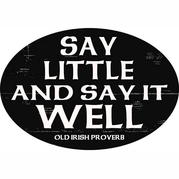 SAY IT WELL OVAL PLAQUE