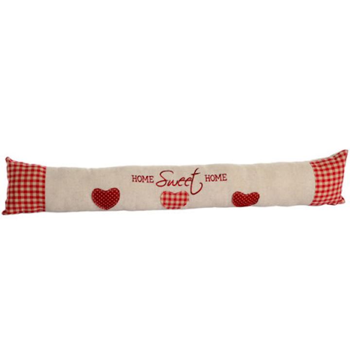 SPECIAL...RED HEART DRAFT EXCLUDER 84x14x10cm