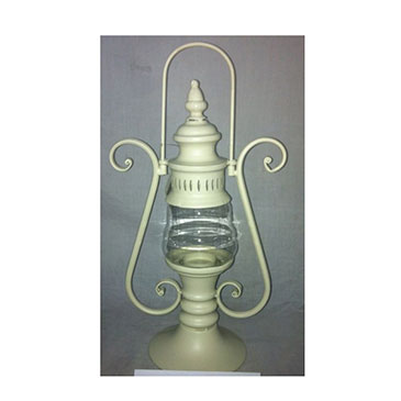 SPECIAL...OLD STYLE LANTERN A/Q WHITE 23x43cm