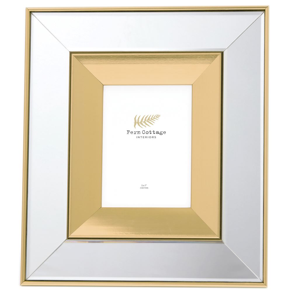 SPECIAL...GOLD MIRRORED FRAME 5X7