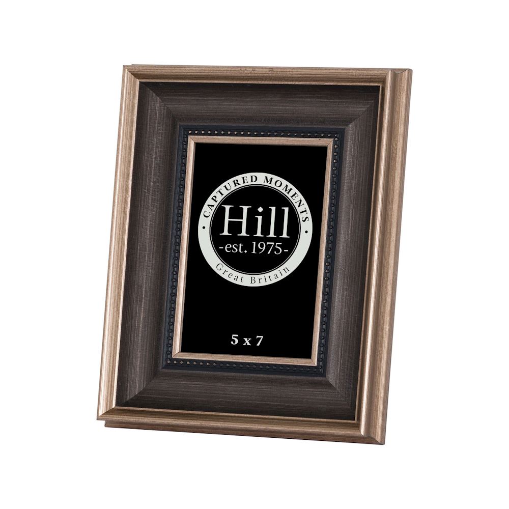 A/Q GOLD WITH BLACK DETAIL PHOTO FRAME 5x7 (2283)
