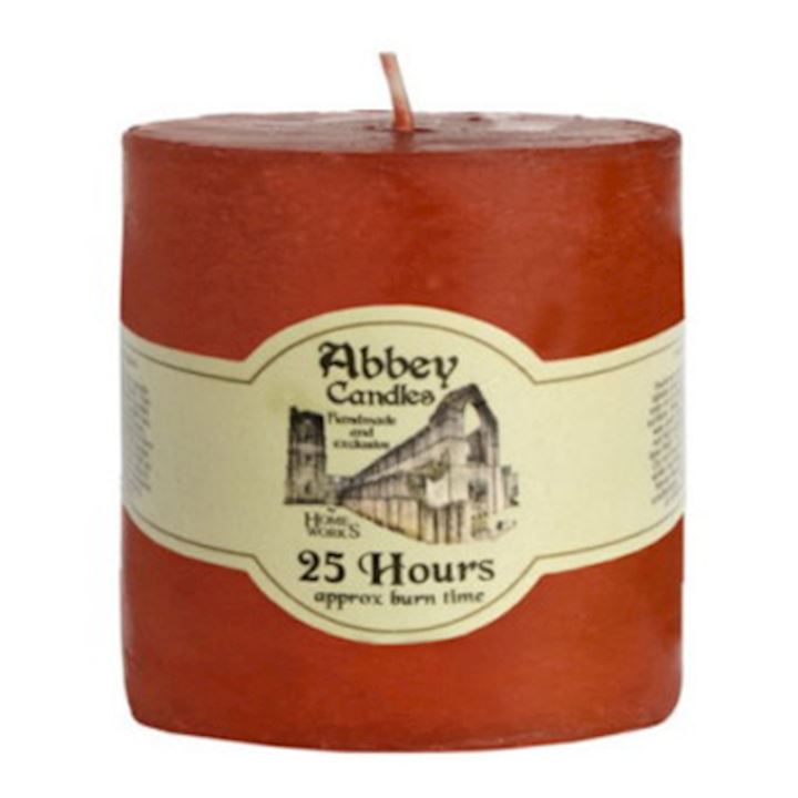 3x3 RED CHURCH CANDLE 8x8cm