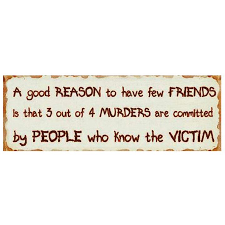 A GOOD REASON PLAQUE 40x14cm