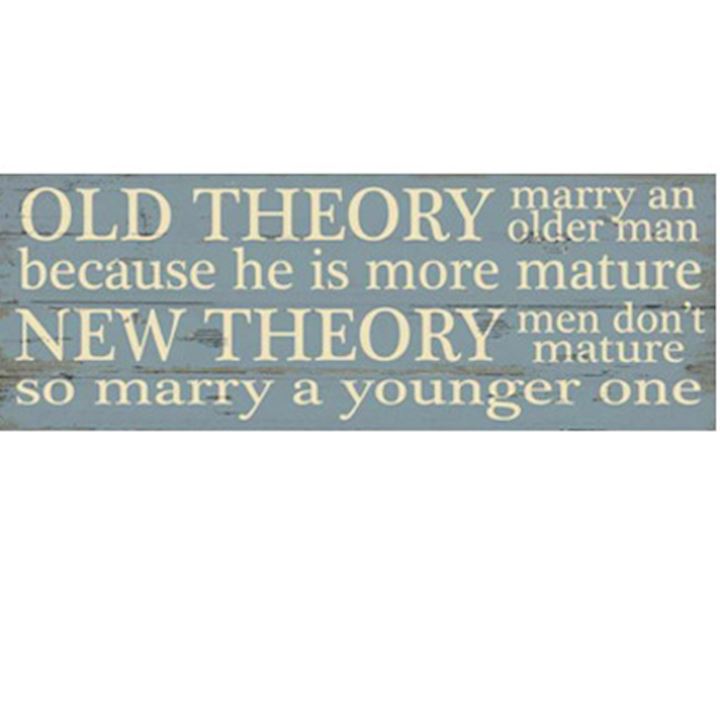 THEORY PLAQUE 40x14cm