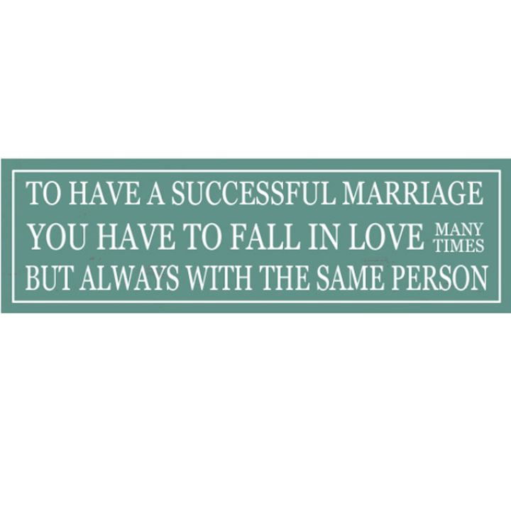 MARRAIGE PLAQUE 40x12cm