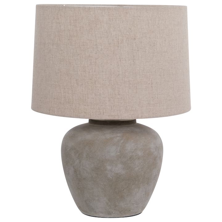 BIANCO SMALL STONE TABLE LAMP 36x36x46cm