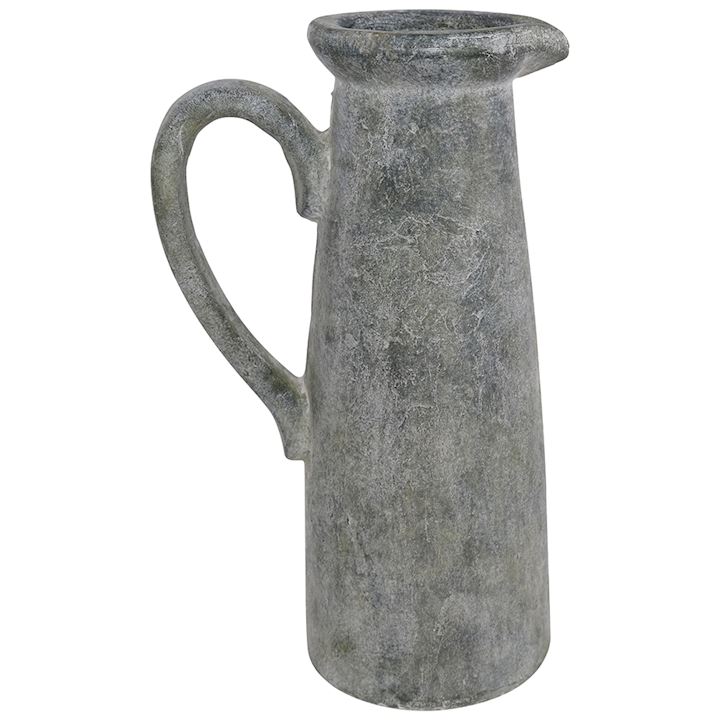 TALL STONE JUG 18x13x33cm