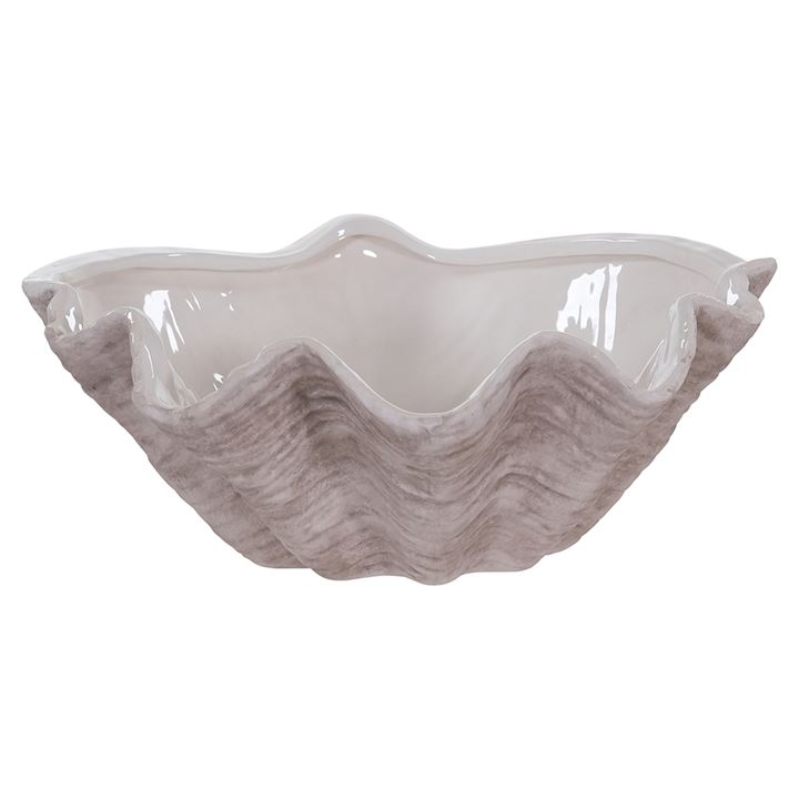 LARGE SHELL BOWL 40x39x16cm