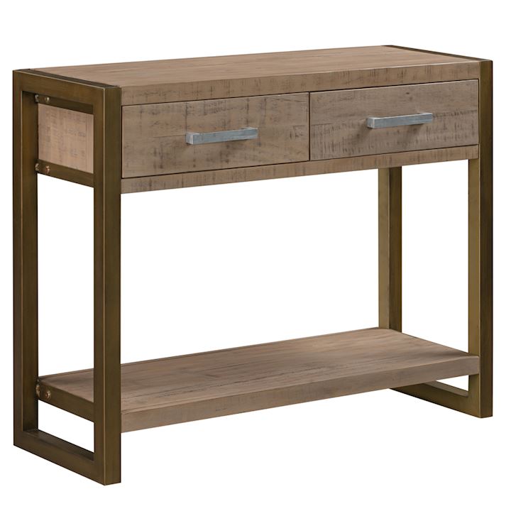 GREENWICH 2 DRAWER CONSOLE TABLE 100x35x80cm