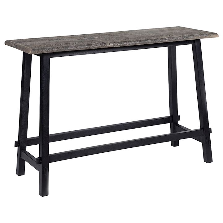 RUSTIC WOOD CONSOLE TABLE 110x40x75cm