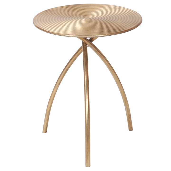 SMALL GOLD SIDE TABLE 43x43x53cm