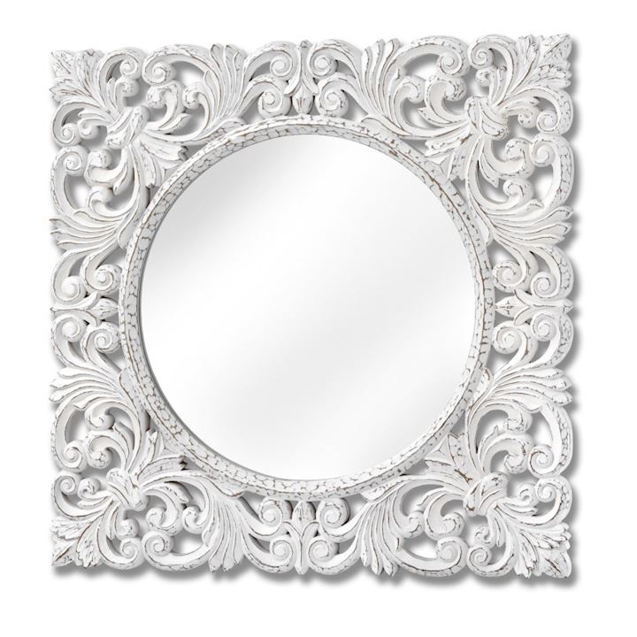 BAROQUE STYLE WALL MIRROR 90x90cm