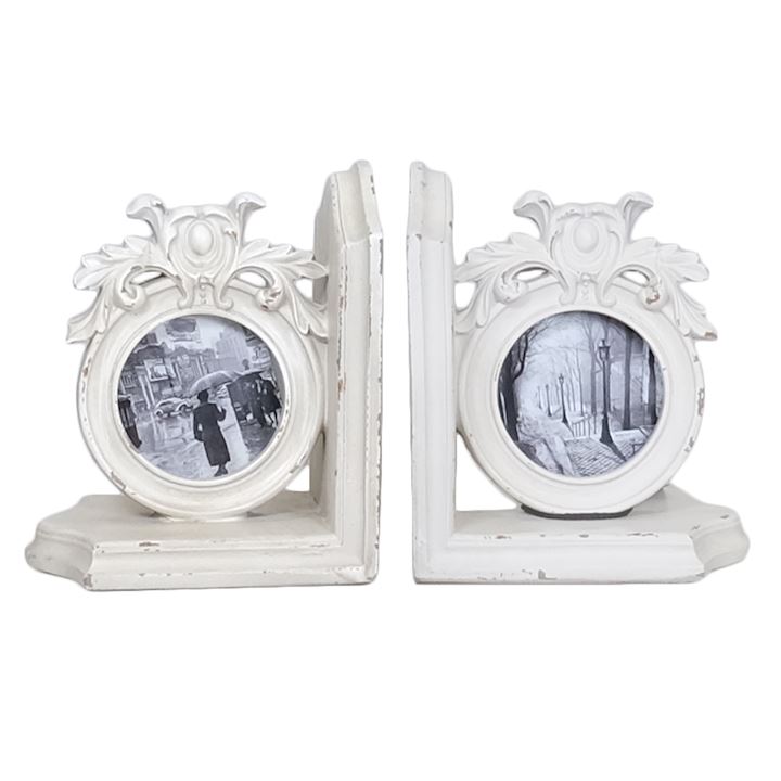 SPECIAL...PAIR PHOTO FRAME BOOKENDS  15x18cm