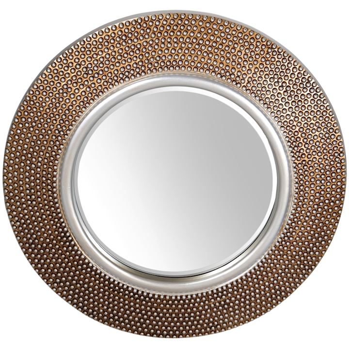 ROUND CHAMPAGNE MIRROR 80cm
