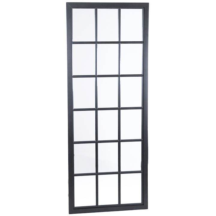 BLACK TALL PANEL MIRROR 70x180cm