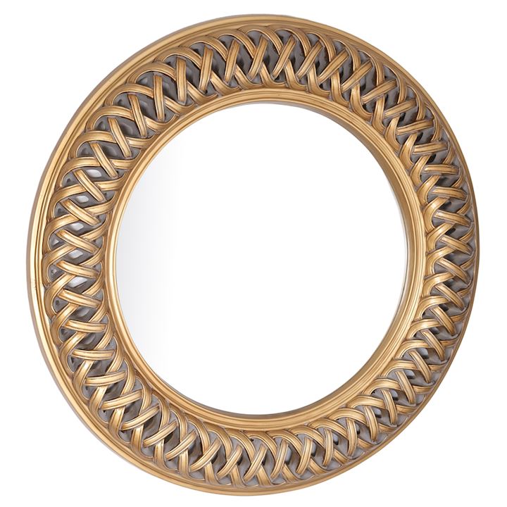 A/Q GOLD LATTICE MIRROR 113cm