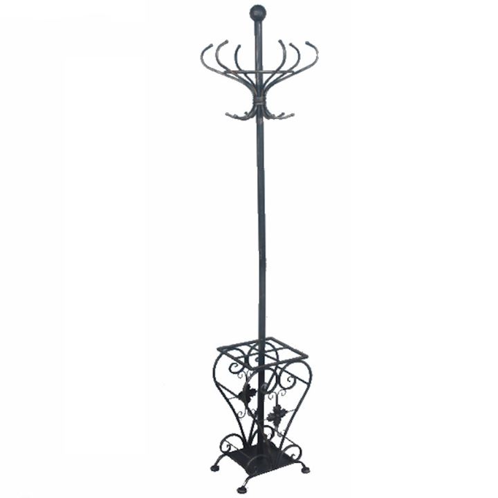 HAT & COAT STAND A/Q BRASS