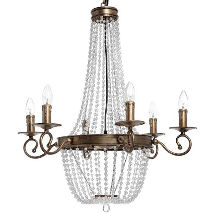ANTIQUE GOLD VENETIAN CHANDELIER
