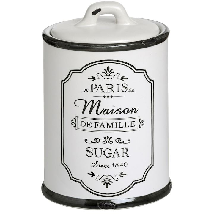 PARIS MAISON SUGAR CANNISTER 10x16cm