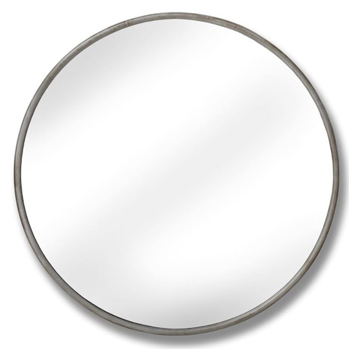 ROUND SILVER MIRROR 120CM (18901)