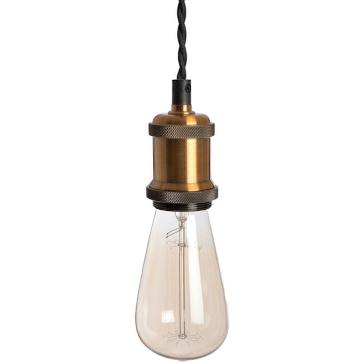 INDUSTRIAL GLASS PENDANT LIGHT