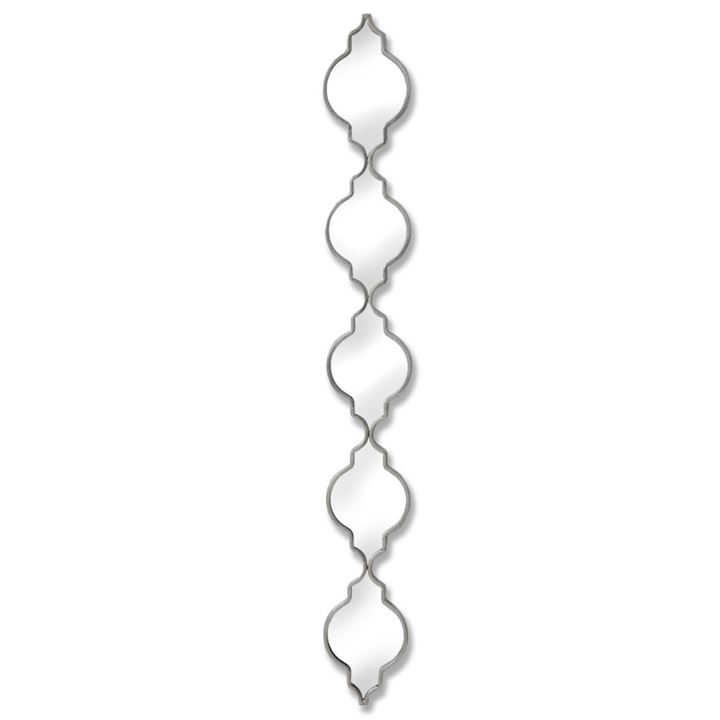 SILVER 5 WAY MIRROR 16x132cm