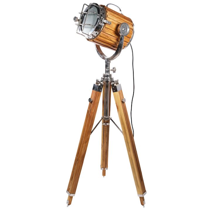 PROMOTION-INDUSTRIAL TRIPOD SPOTLIGHT LAMP 30x30x170cm