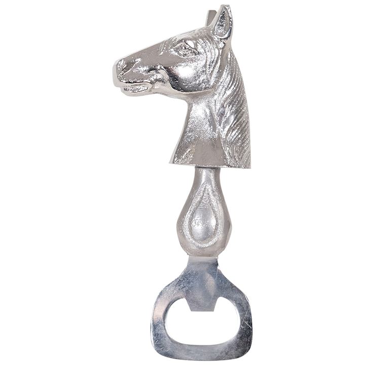 NICKLE HORSE BOTTLE OPENER 5x4x13cm