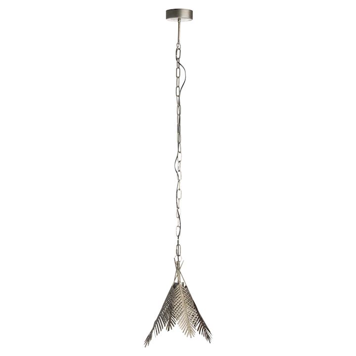 A/Q BRONZE PALM CEILING PENDANT