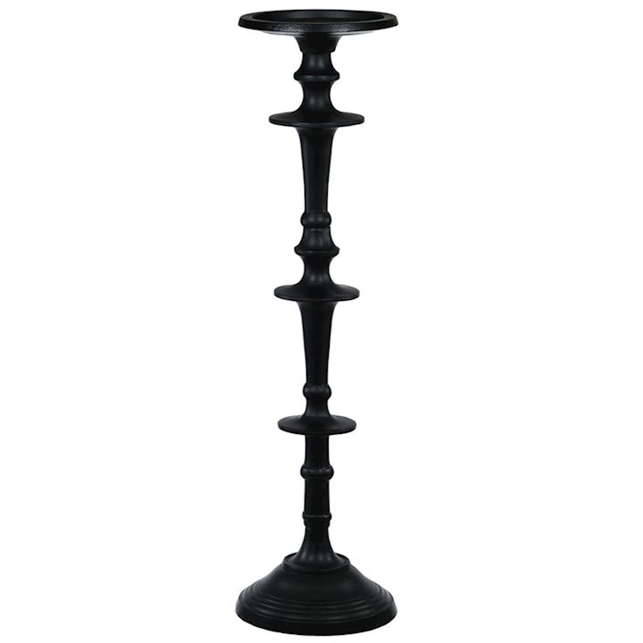 HOUNSLOW BLACK CANDLE STAND 16x16x62cm