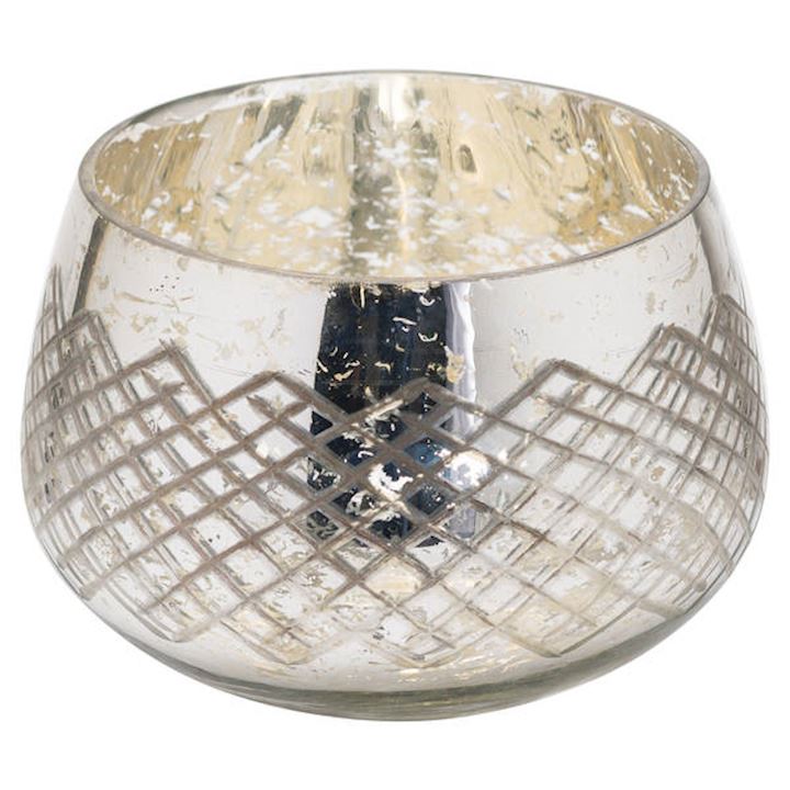 ARGENTO PATTERNED CANDLE HOLDER 20x20x15cm