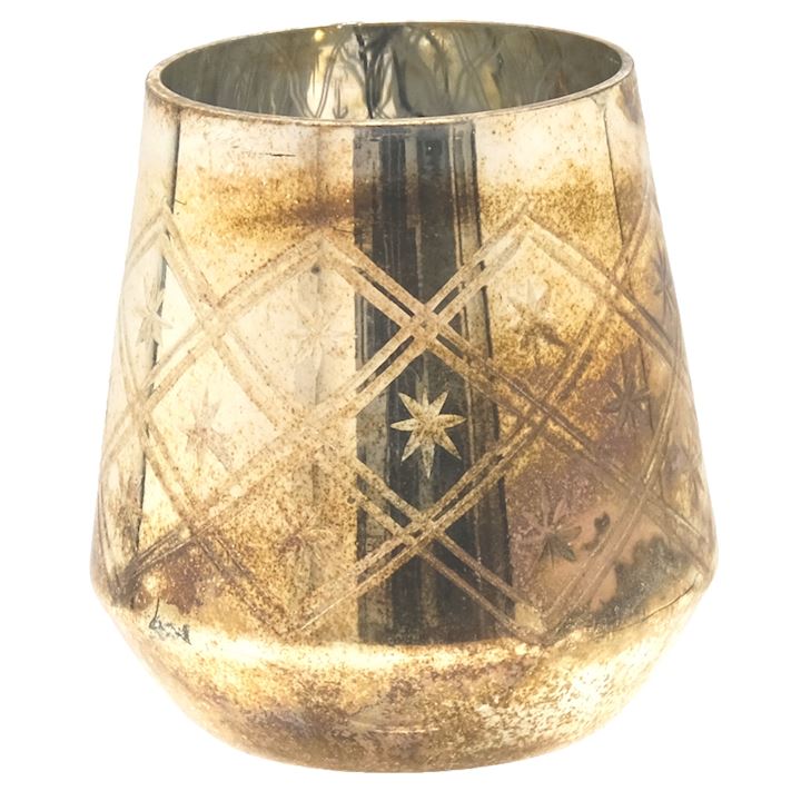 ORO TEALIGHT HOLDER 10x10x12cm