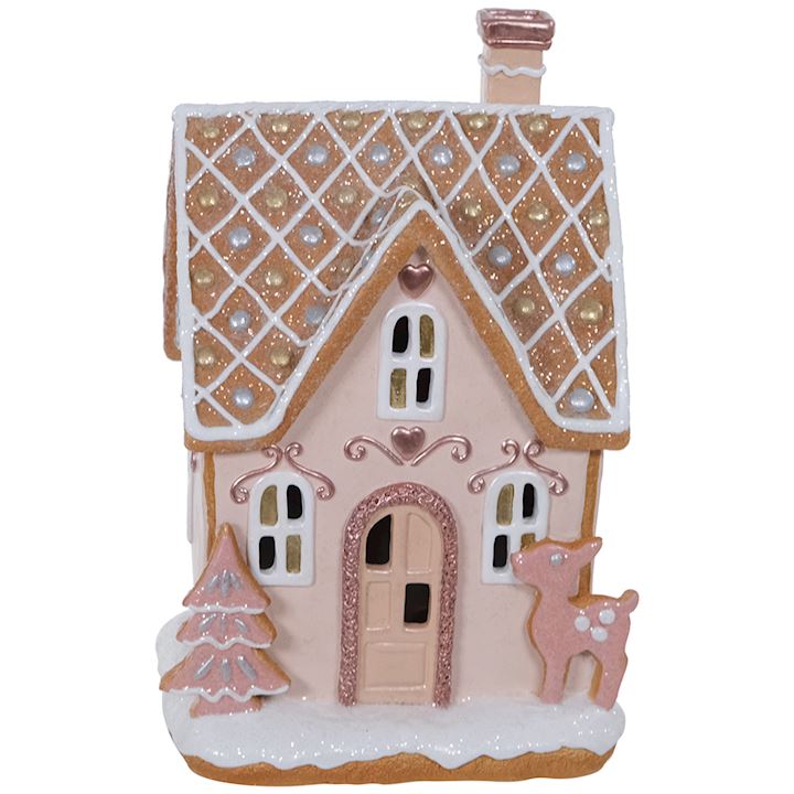 SMALL GINGERBREAD HOUSE 15x12x23cm