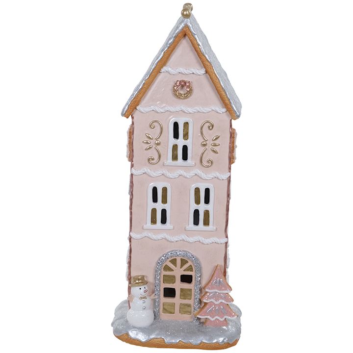 LARGE GINGERBREAD HOUSE 13x11x33cm
