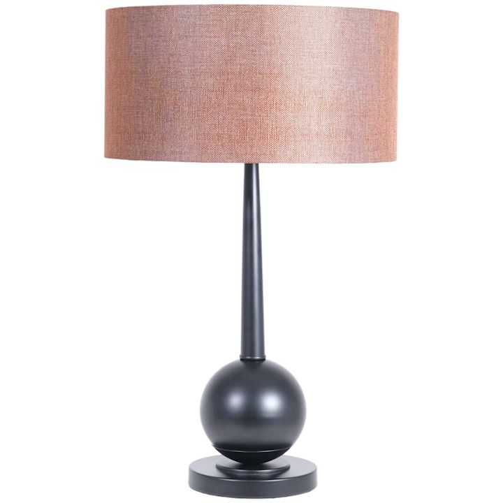 TABLE LAMP WITH TAN SHADE 65cm