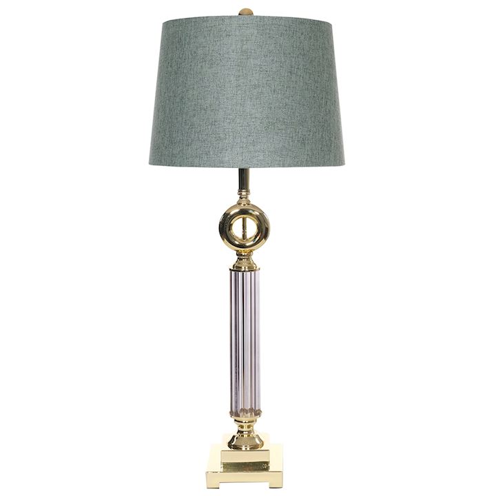 KENSINGTON BRASS TABLE LAMP 35x35x87cm