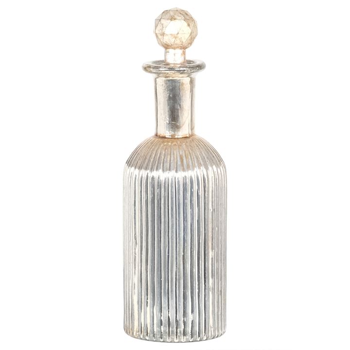 BURNISHED TALL PERFUME BOTTLE 7x7x24cm