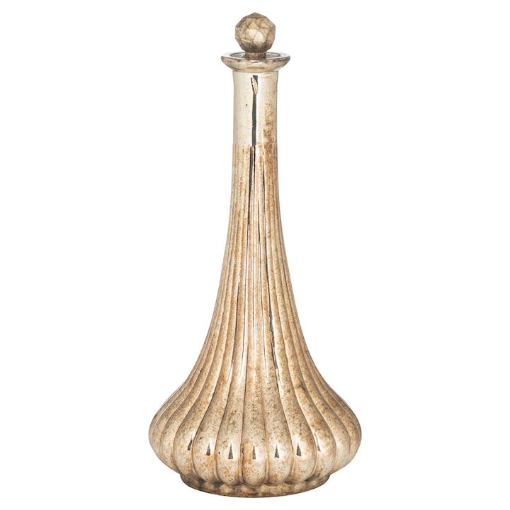 BURNISHED ELLE DECORATIVE DECANTER 20x20x44cm