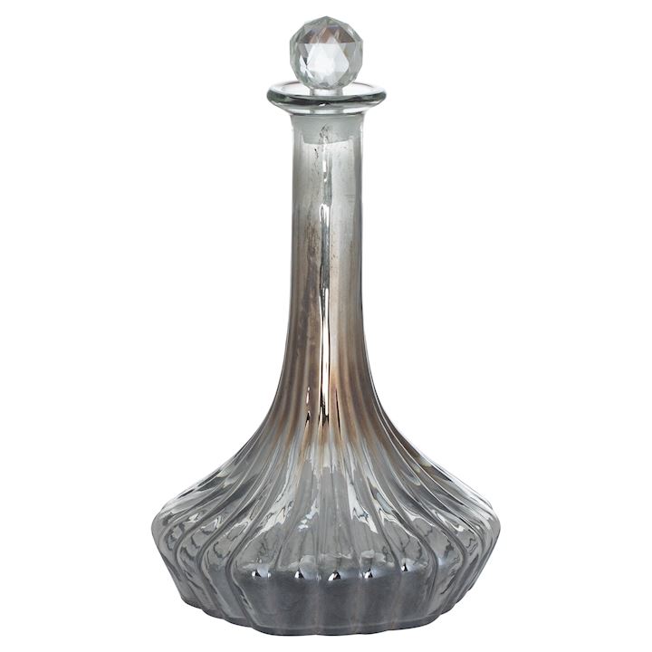 SMOKED MIDNIGHT MEDIUM DECANTER 14x14x27cm