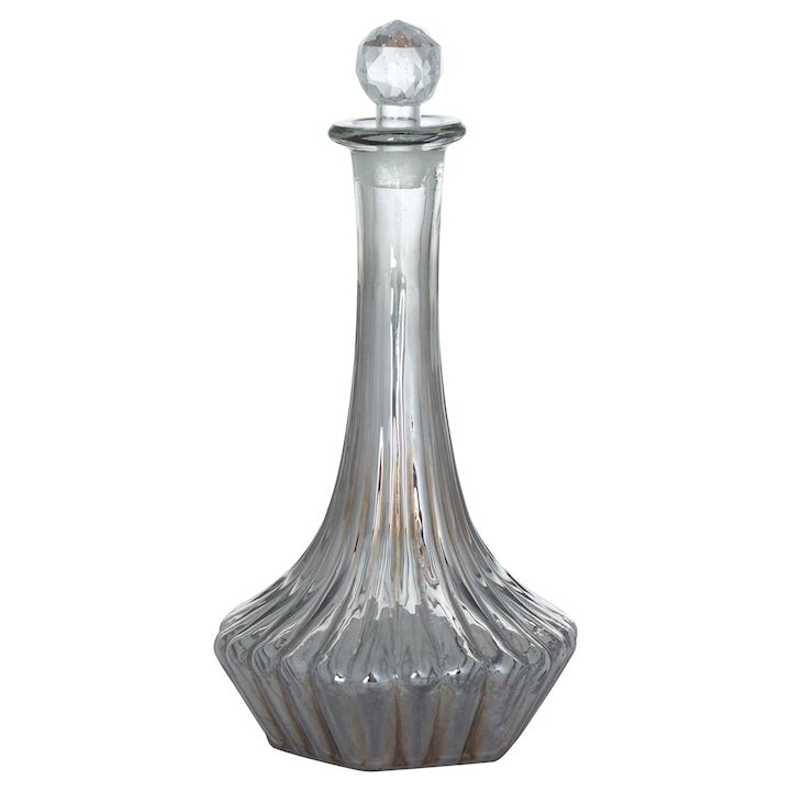 SMOKED MIDNIGHT LARGE DECANTER 17x17x30cm